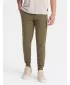 Pánské tepláky OMBRE OM-PABS-0174 OLIVE