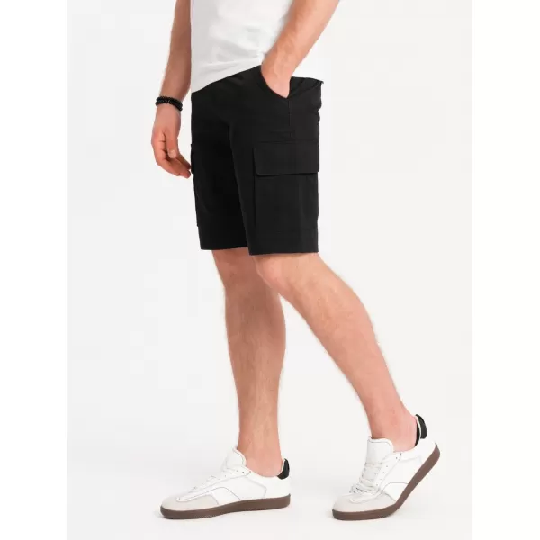  Pánské kraťasy OMBRE OM-SRCG-0133 BLACK 