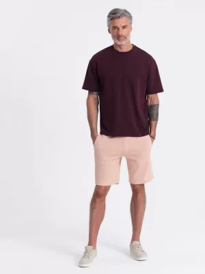 Pánské kraťasy OMBRE OM-SRBS-0139 POWDER PINK