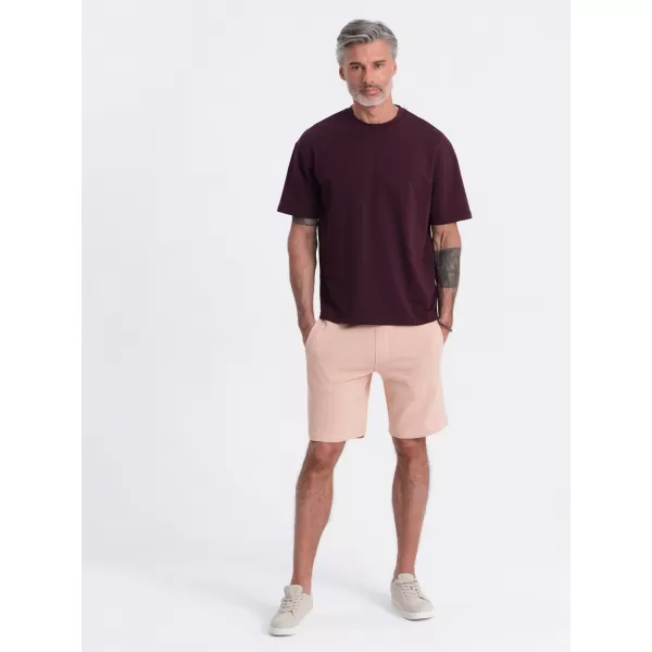  Pánské kraťasy OMBRE OM-SRBS-0139 POWDER PINK 