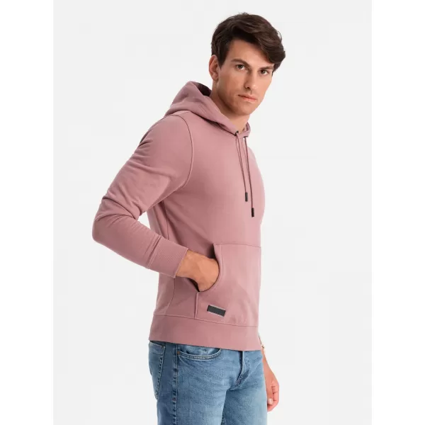  Pánská mikina OMBRE OM-SSBN-0161 DARK PINK 