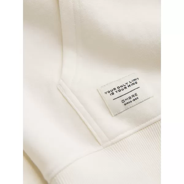  Pánská mikina OMBRE OM-SSBN-0177 CREAM 