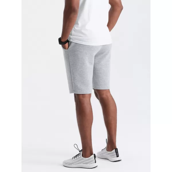  Pánské kraťasy OMBRE OM-SRSK-0150 GRAY 