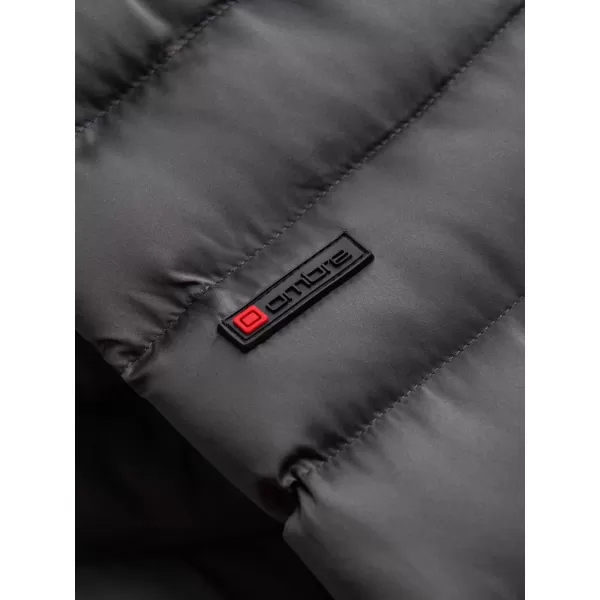  Pánská bunda OMBRE OM-JALP-0180 GRAPHITE 