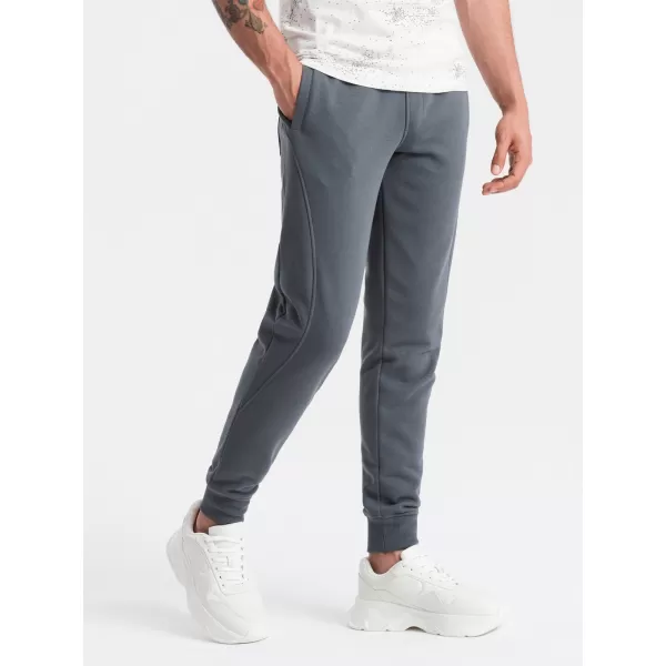  Pánské tepláky OMBRE OM-PABS-0174 GRAPHITE 