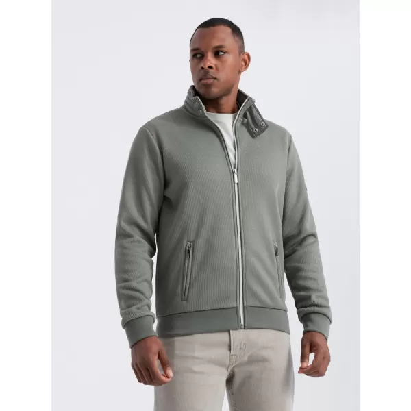  Pánská bunda OMBRE OM-JANP-0154 KHAKI 