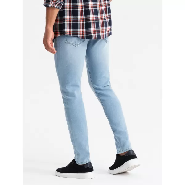  Pánské džíny OMBRE OM-PADP-0214 LIGHT BLUE 