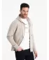 Pánská mikina OMBRE OM-SSBZ-0178 LIGHT BEIGE