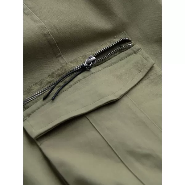  Pánské kalhoty OMBRE OM-PACG-0196 OLIVE 