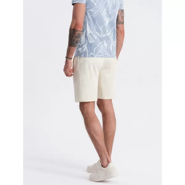  Pánské kraťasy OMBRE OM-SRBS-0139 CREAM 