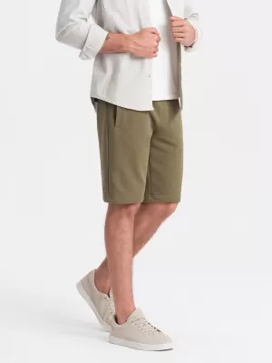 Pánské kraťasy OMBRE OM-SRBS-0149 OLIVE