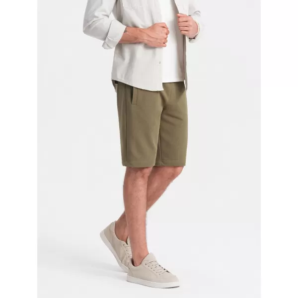  Pánské kraťasy OMBRE OM-SRBS-0149 OLIVE 