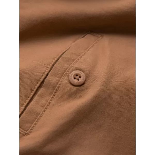  Pánské kalhoty OMBRE OM-PACP-0118 BROWN 