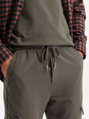 Pánské tepláky OMBRE OM-PAJO-0200 OLIVE