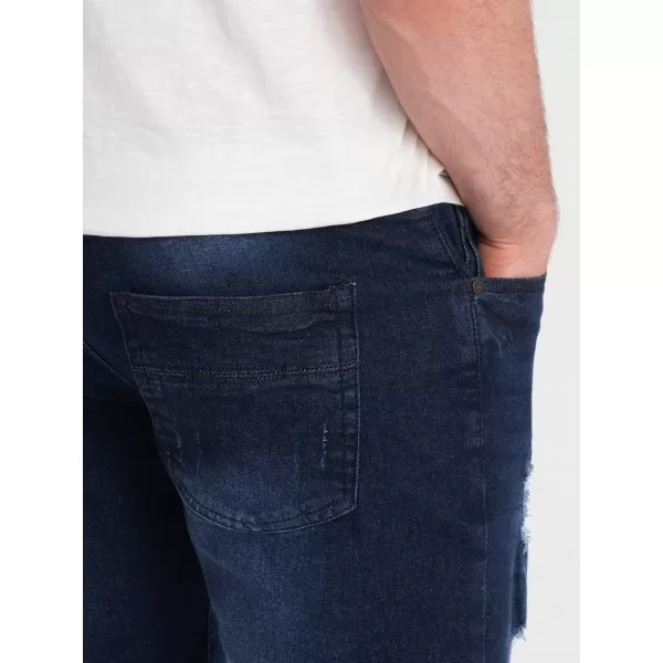  Pánské kraťasy OMBRE OM-SRDS-0146 DARK BLUE 