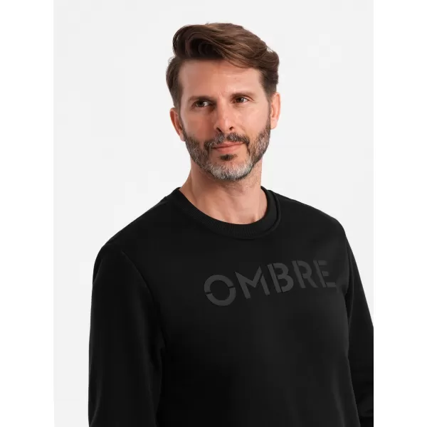  Pánská mikina OMBRE OM-SSPS-0181 BLACK 