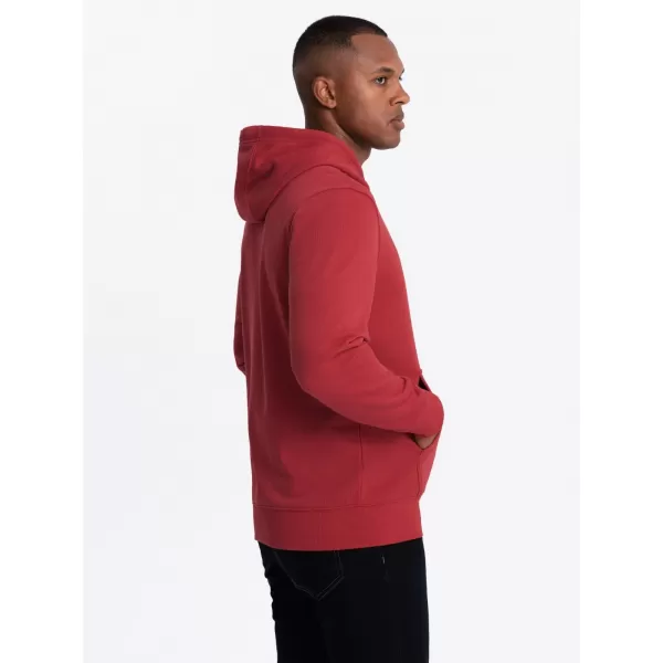  Pánská mikina OMBRE OM-SSNZ-0144 RED 