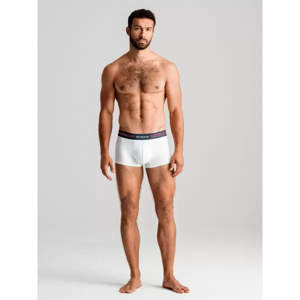  Pánské trenky OMBRE OM-UNBO-0109 3 PACK MIX WHITE 