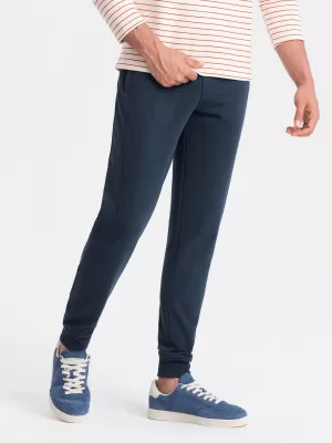 Pánské tepláky OMBRE OM-PABS-0174 NAVY BLUE
