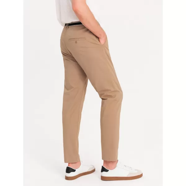  Pánské kalhoty OMBRE OM-PACP-0118 SAND 