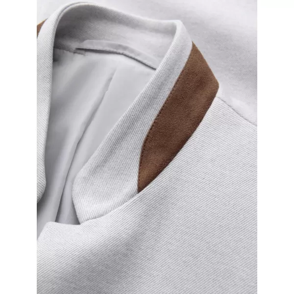  Pánské sako OMBRE OM-BLZB-0131 GREY MELANGE 