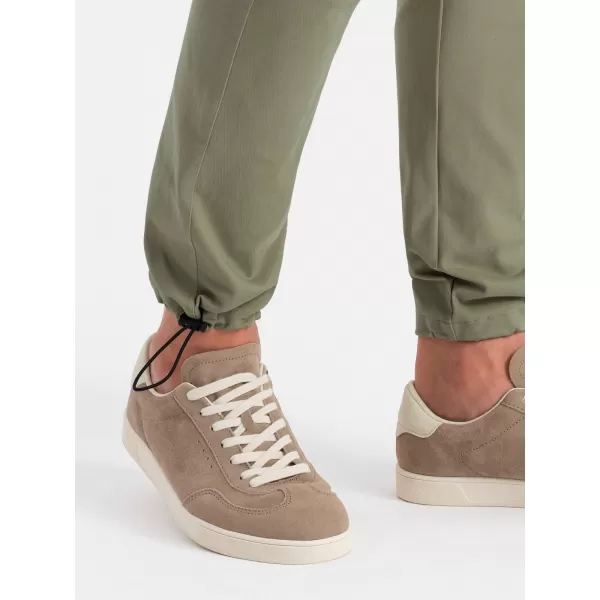  Pánské kalhoty OMBRE OM-PACG-0196 OLIVE 