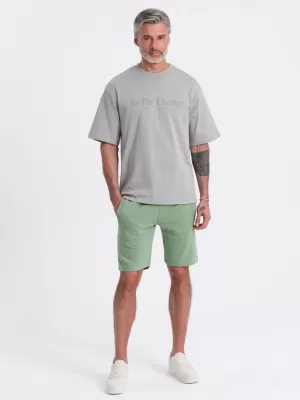 Pánské kraťasy OMBRE OM-SRBS-0139 GREEN