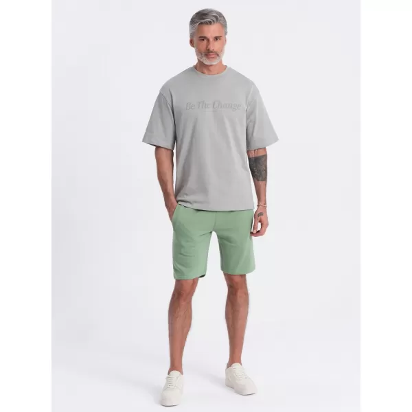  Pánské kraťasy OMBRE OM-SRBS-0139 GREEN 