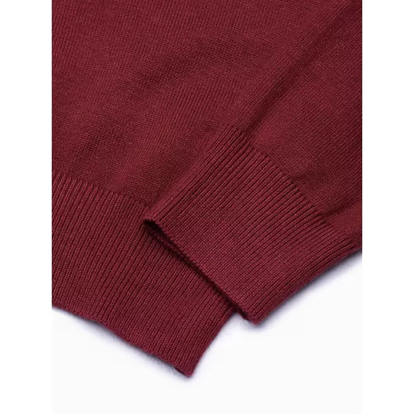  Pánský svetr OMBRE OM-SWBS-0106 BURGUNDY 