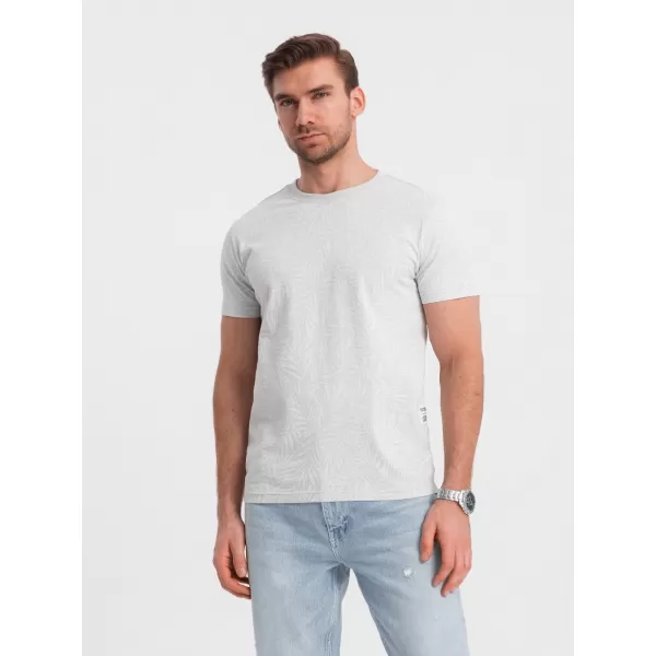  Pánské triko OMBRE OM-TSFP-0182 GREY 