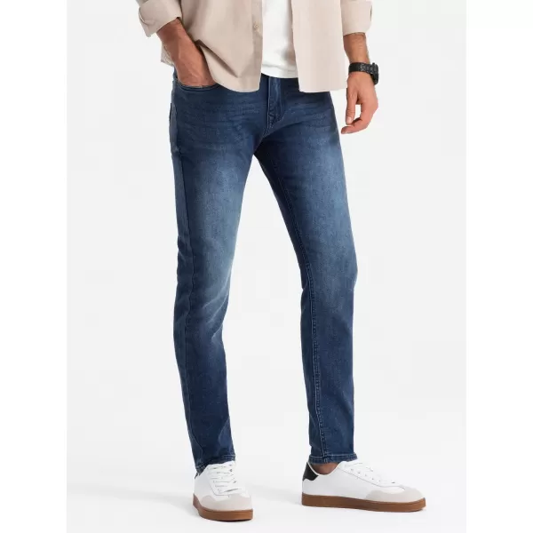  Pánské džíny OMBRE OM-PADP-0214 BLUE 