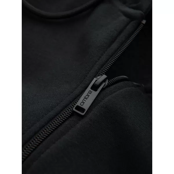  Pánská mikina OMBRE OM-SSBZ-0160 BLACK 