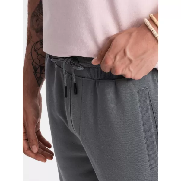  Pánské kraťasy OMBRE OM-SRBS-0149 GRAPHITE 