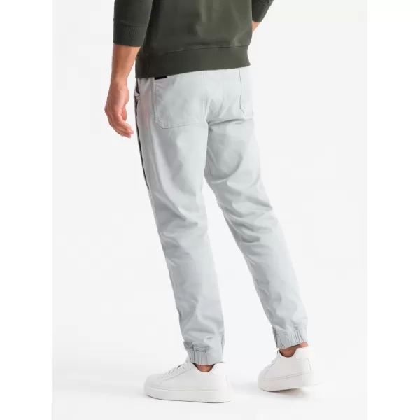  Pánské tepláky OMBRE OM-PAJO-0202 LIGHT GREY 