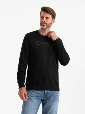 Pánská mikina OMBRE OM-SSPS-0181 BLACK