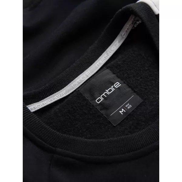  Pánská mikina OMBRE OM-SSNZ-22FW-003 BLACK 