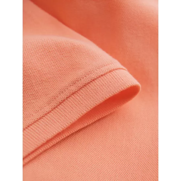  Pánské triko s límečkem OMBRE OM-POBS-0100 PEACH 