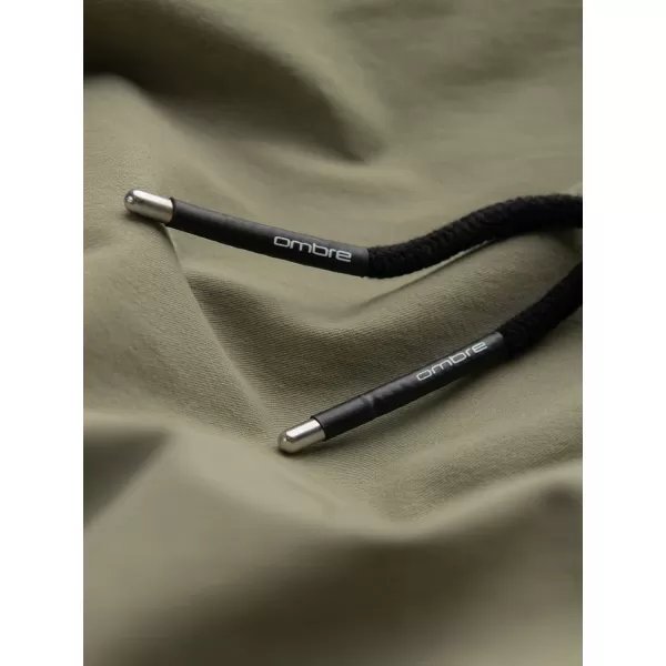  Pánské kalhoty OMBRE OM-PAJO-0125 KHAKI 