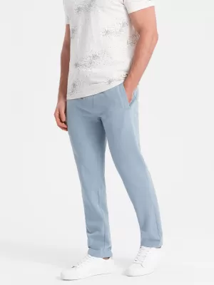 Pánské tepláky OMBRE OM-PABS-0206 LIGHT BLUE