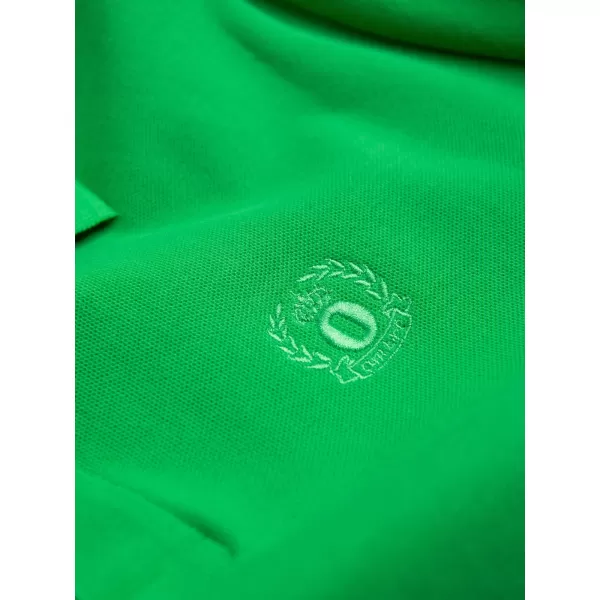  Pánské triko s límečkem OMBRE OM-POBS-0100 NEON GREEN 
