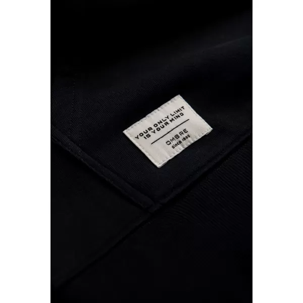 Pánská mikina OMBRE OM-SSBN-0177 BLACK 