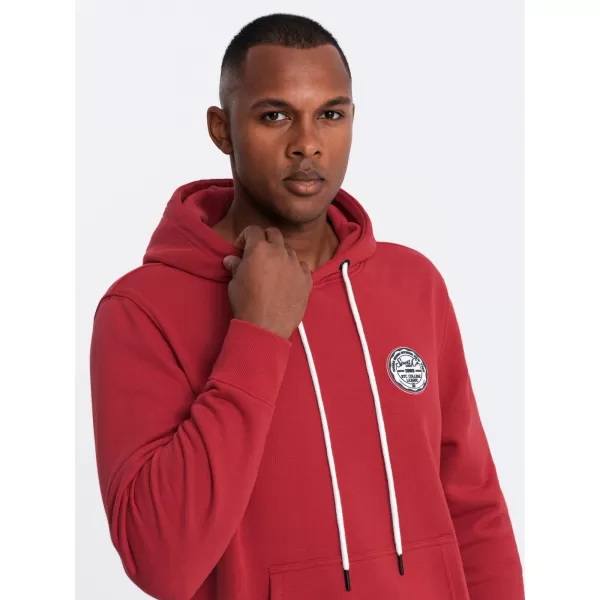  Pánská mikina OMBRE OM-SSNZ-0144 RED 