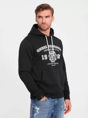 Pánská mikina OMBRE OM-SSPS-0143 BLACK