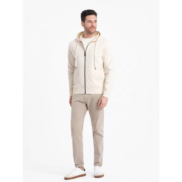  Pánská mikina OMBRE OM-SSBZ-0178 CREAM 