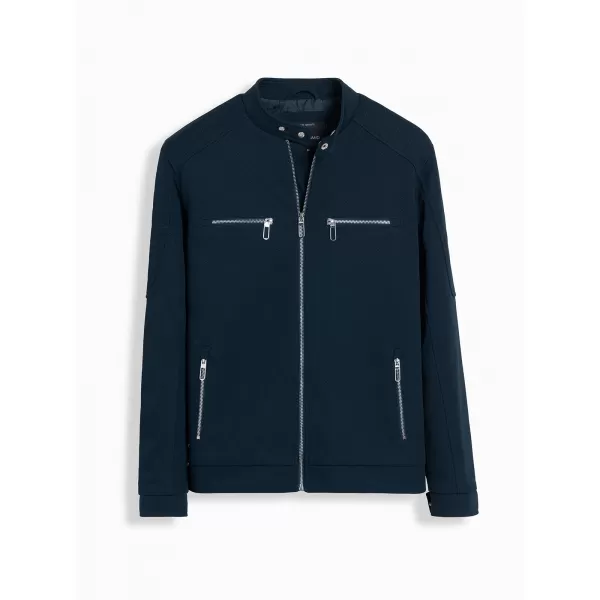  Pánská bunda OMBRE OM-JALP-0157 NAVY BLUE 