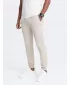Pánské tepláky OMBRE OM-PASK-0211 LIGHT BEIGE