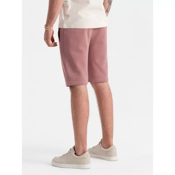  Pánské kraťasy OMBRE OM-SRBS-0149 DARK PINK 