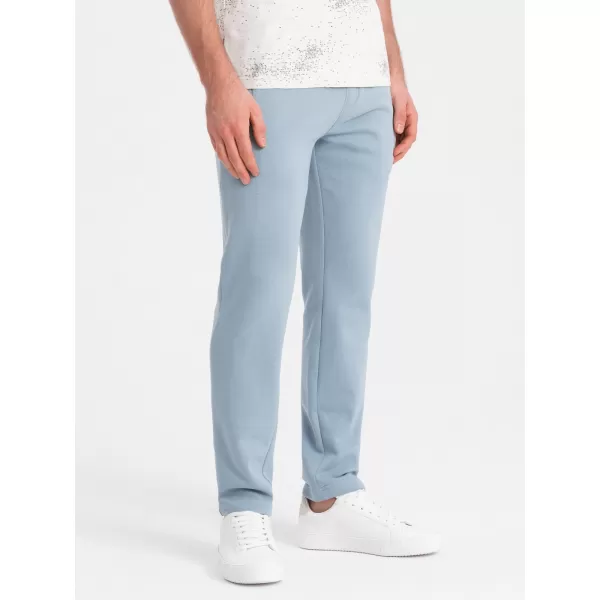  Pánské tepláky OMBRE OM-PABS-0206 LIGHT BLUE 