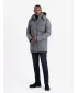 Pánská bunda OMBRE OM-JALJ-0217 GREY MELANGE