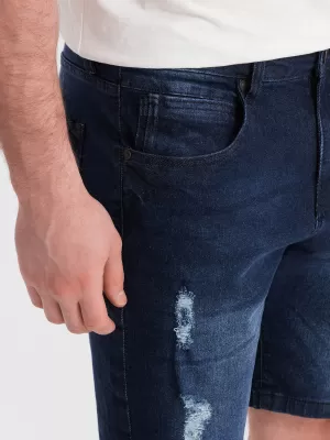 Pánské kraťasy OMBRE OM-SRDS-0146 DARK BLUE